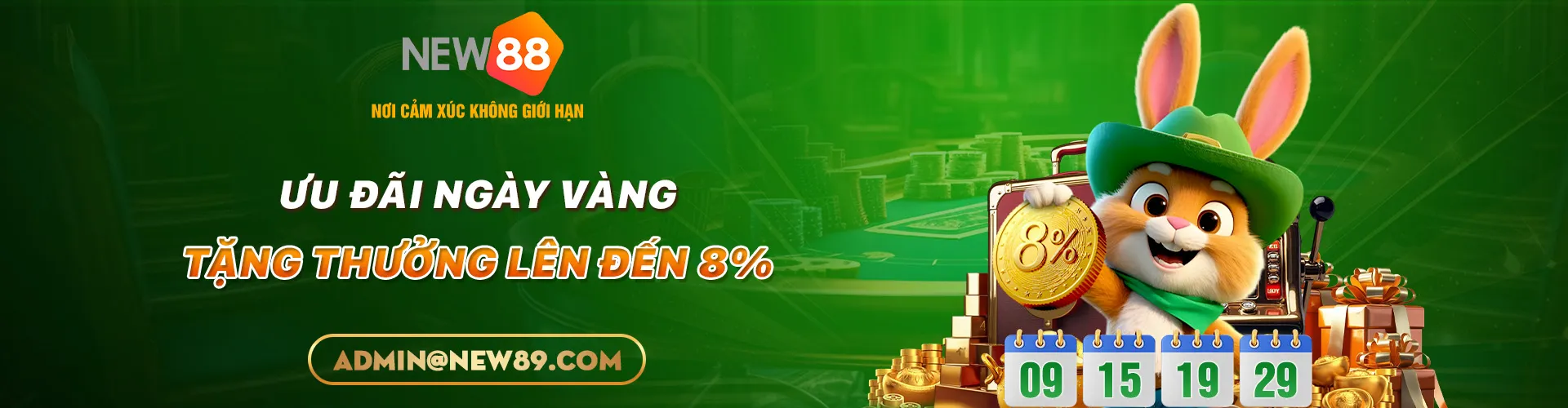 new88 ưu đãi ngày vàng